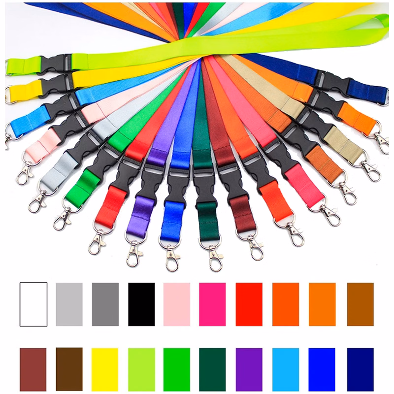 Silkscreen Lanyard With Stud Clasp