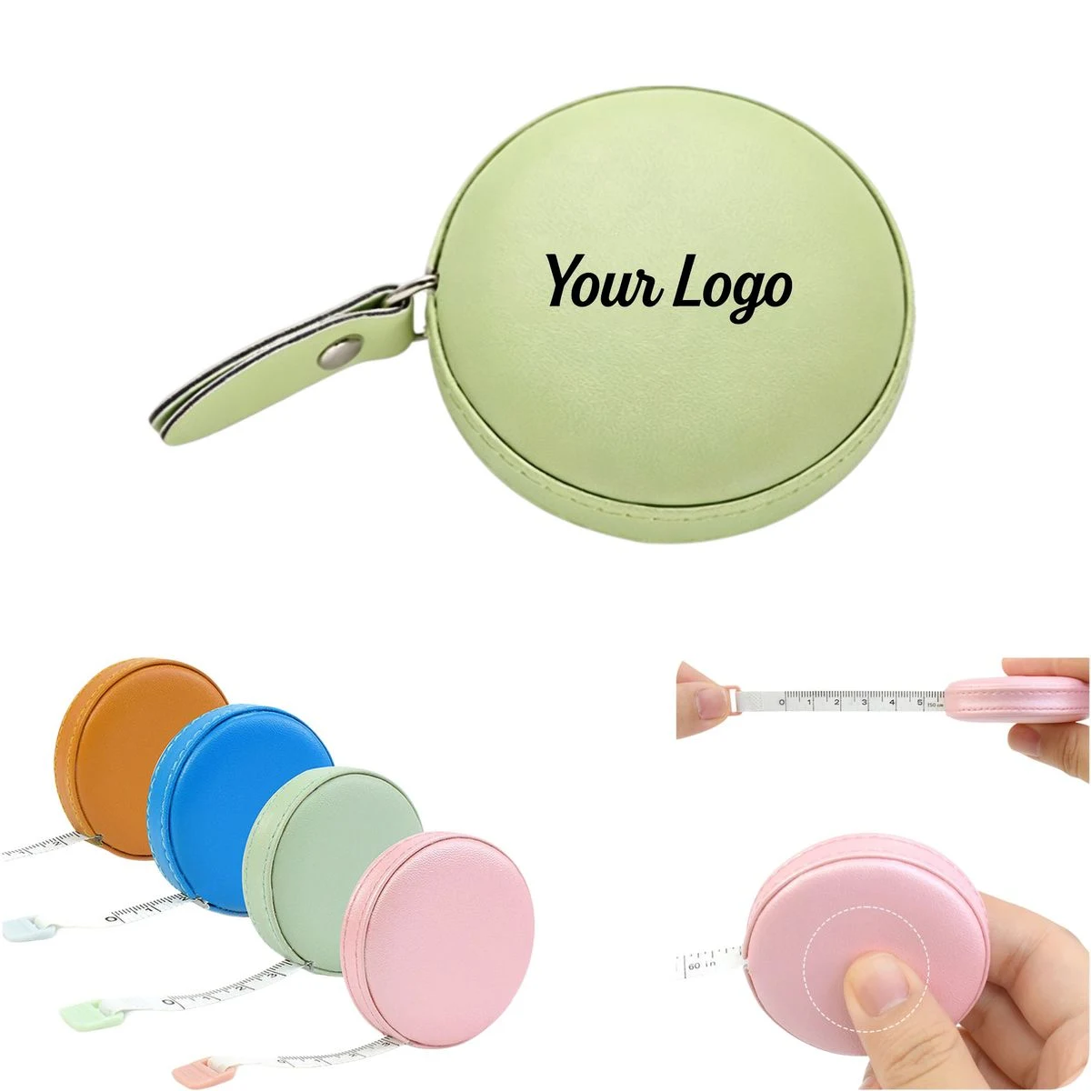 Round PU Leather Body Measuring Tape 1