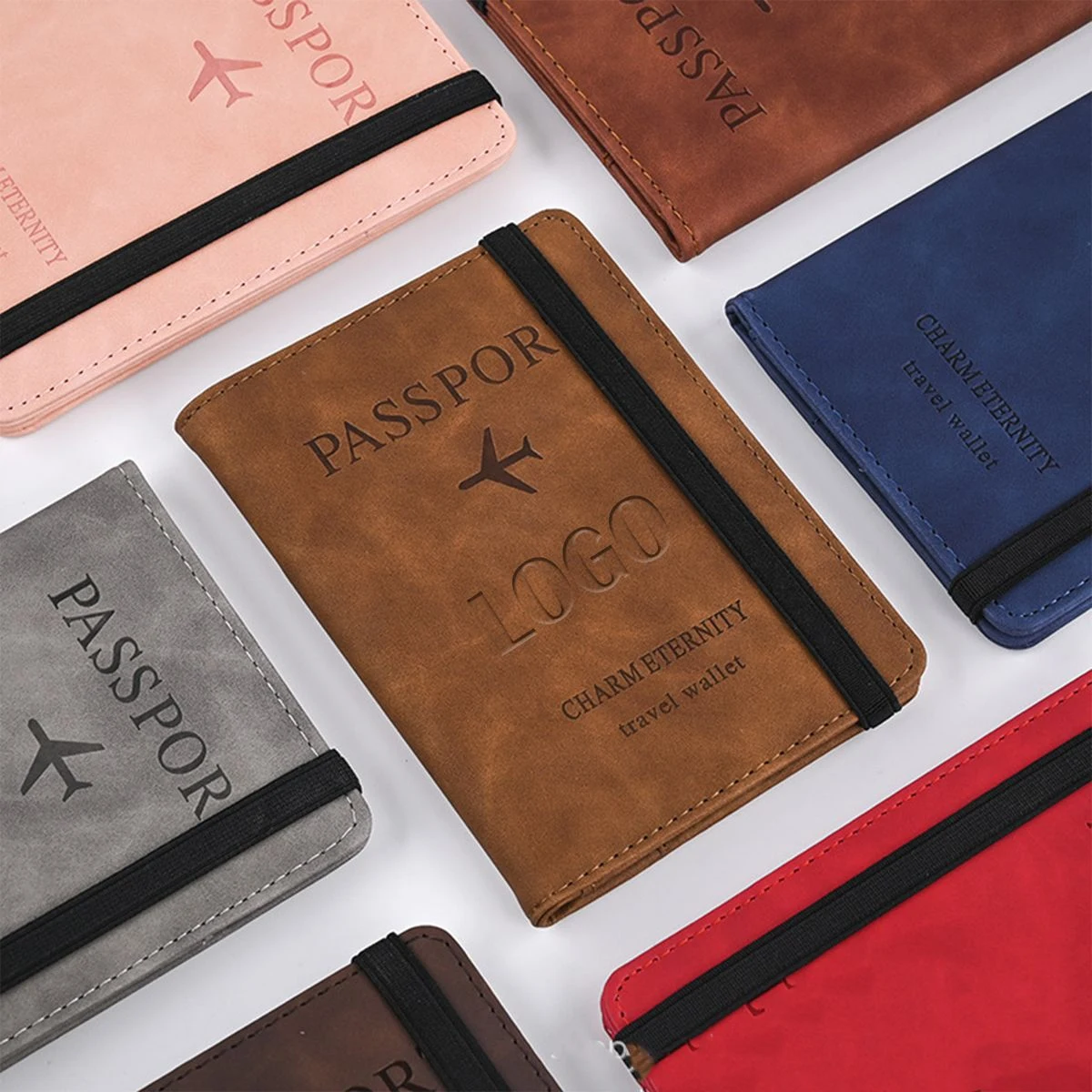PU Leather Travel Wallet Passport Bag 1