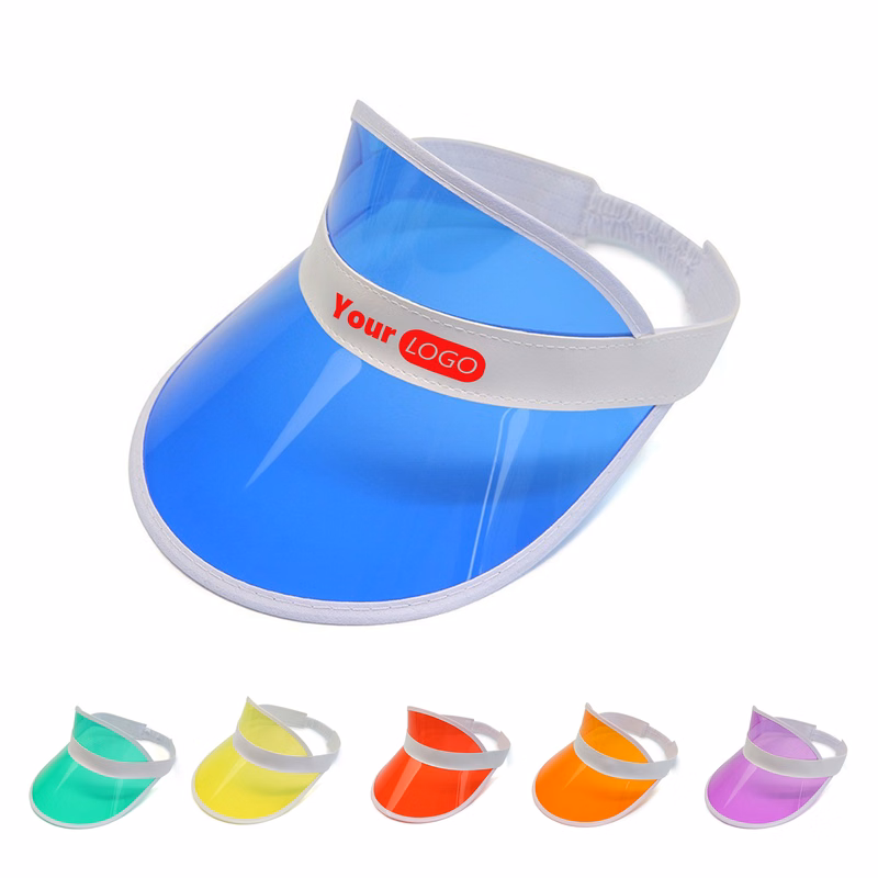 Colorful Transparent Sun Visor Cap