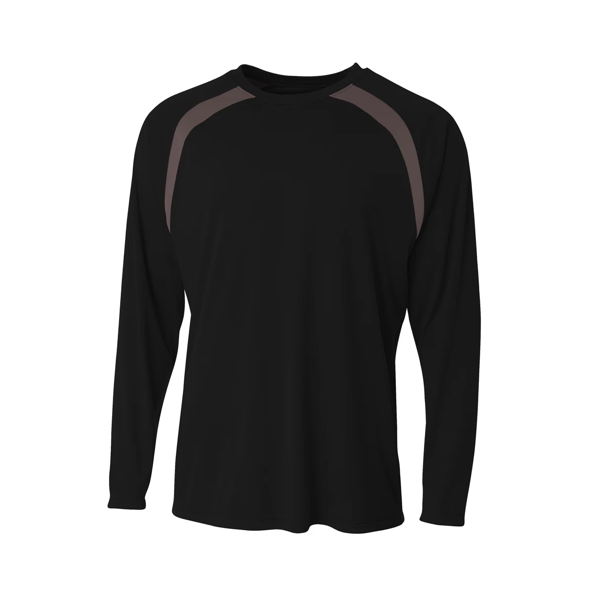 A4 Spartan Long Sleeve Color Block Crew 1