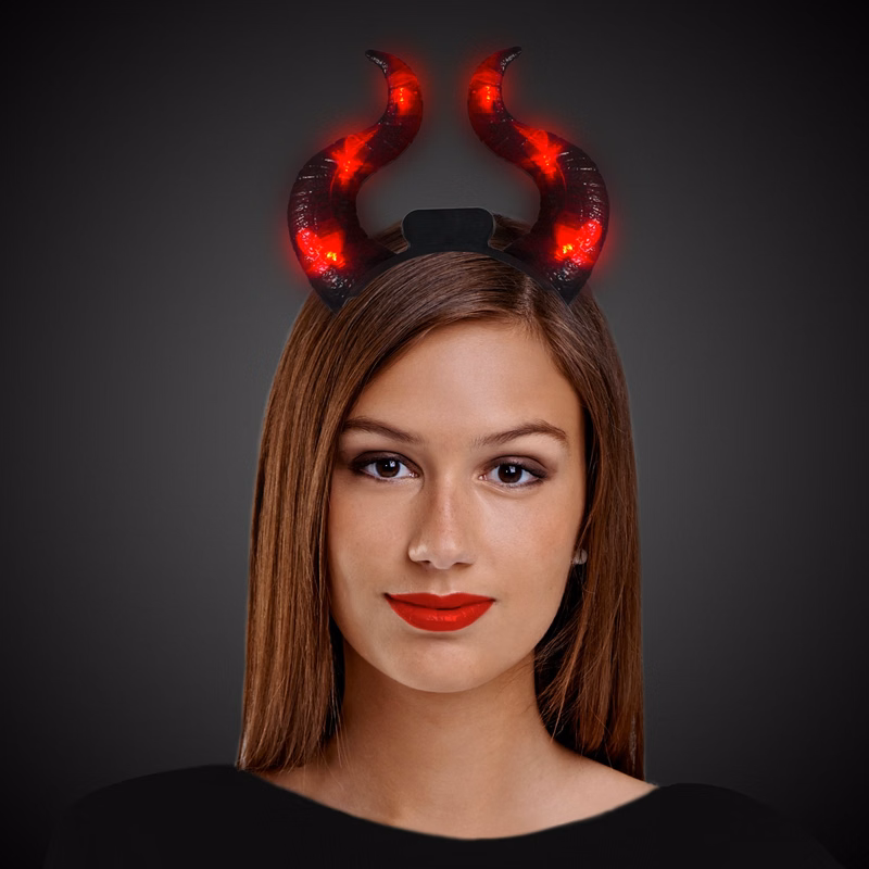 LED Devil Horn Headbopper