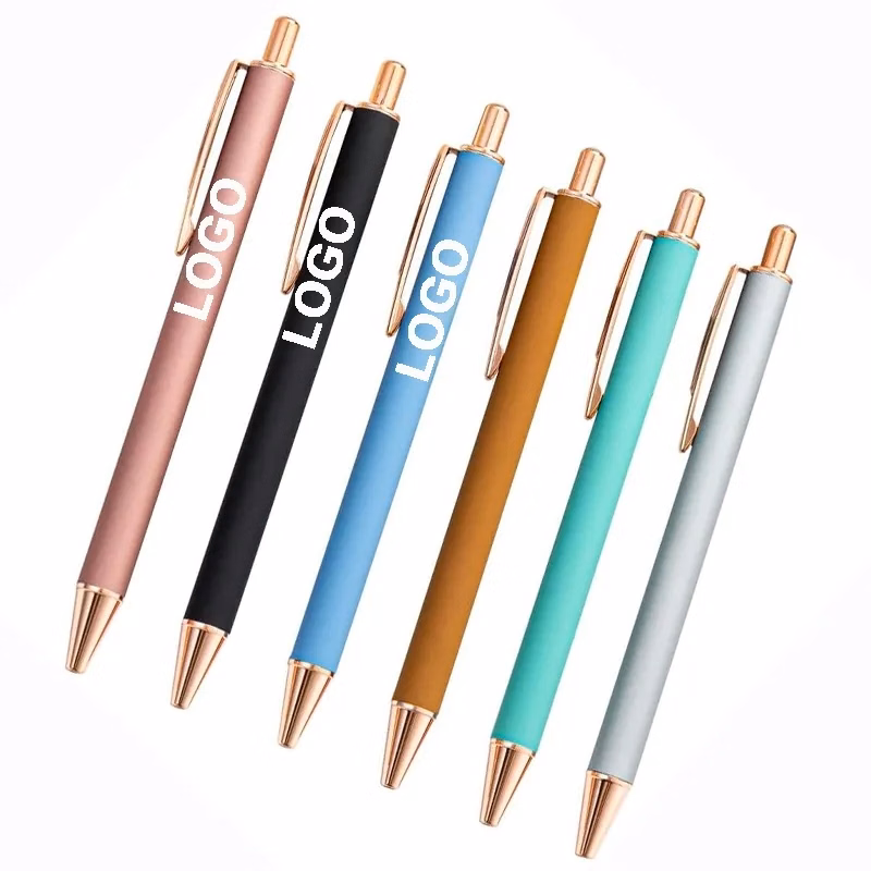 Soft Rubberized Ballpoint Pen