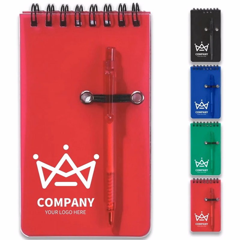 Small Pocket Memo Notepads Ruled Lined Journals with Pen