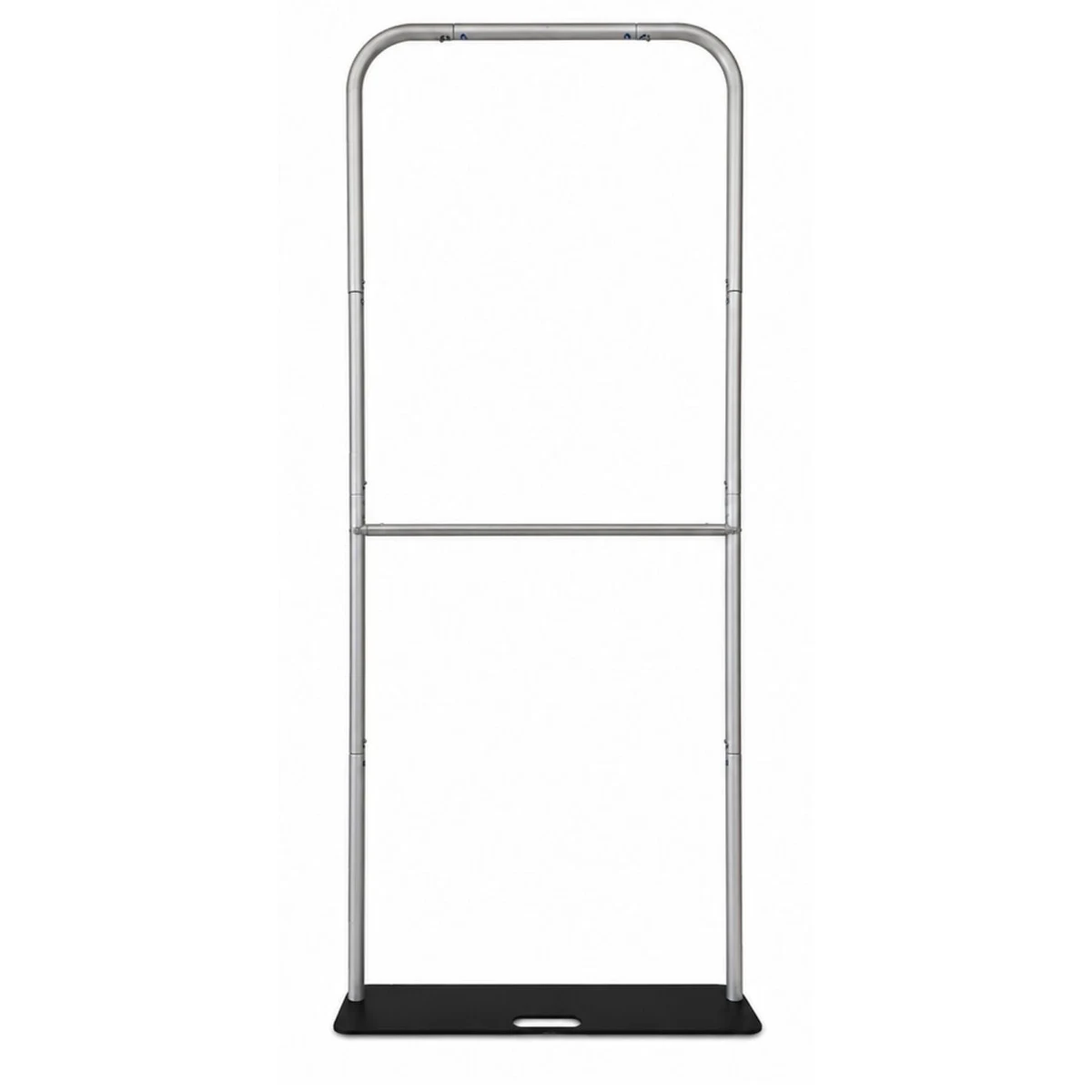 3'W x 90"H EuroFit Banner Hardware Only, Frame with Steel Base and Carry Case, Graphics not included 1