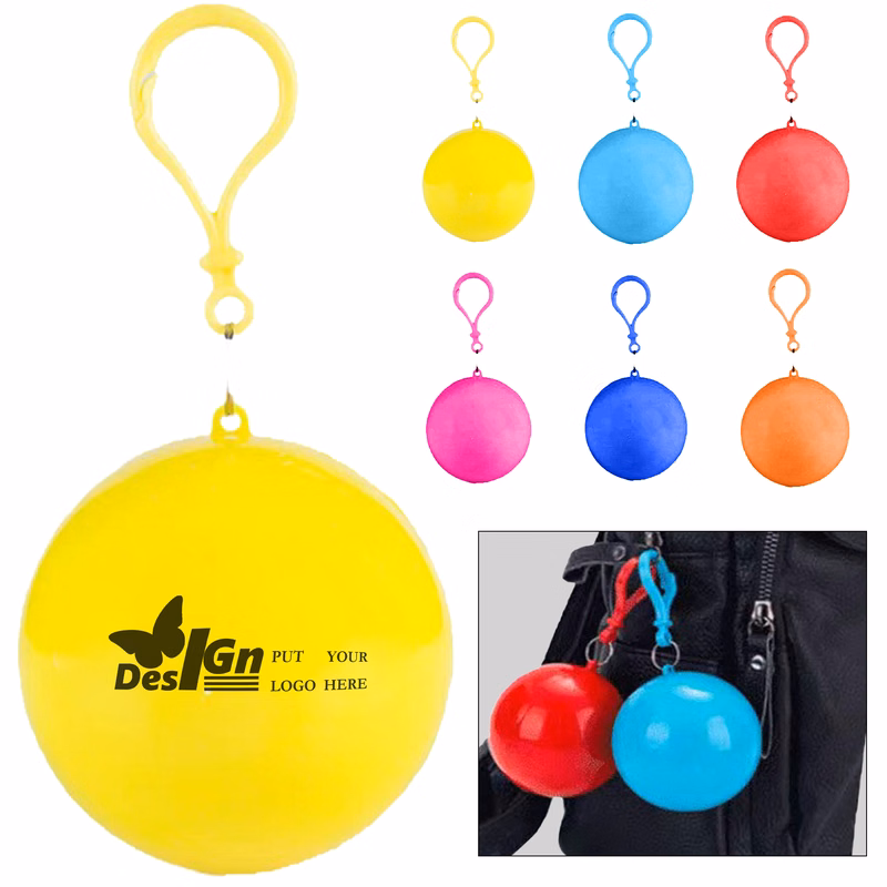 Disposable Plastic Raincoat Ball