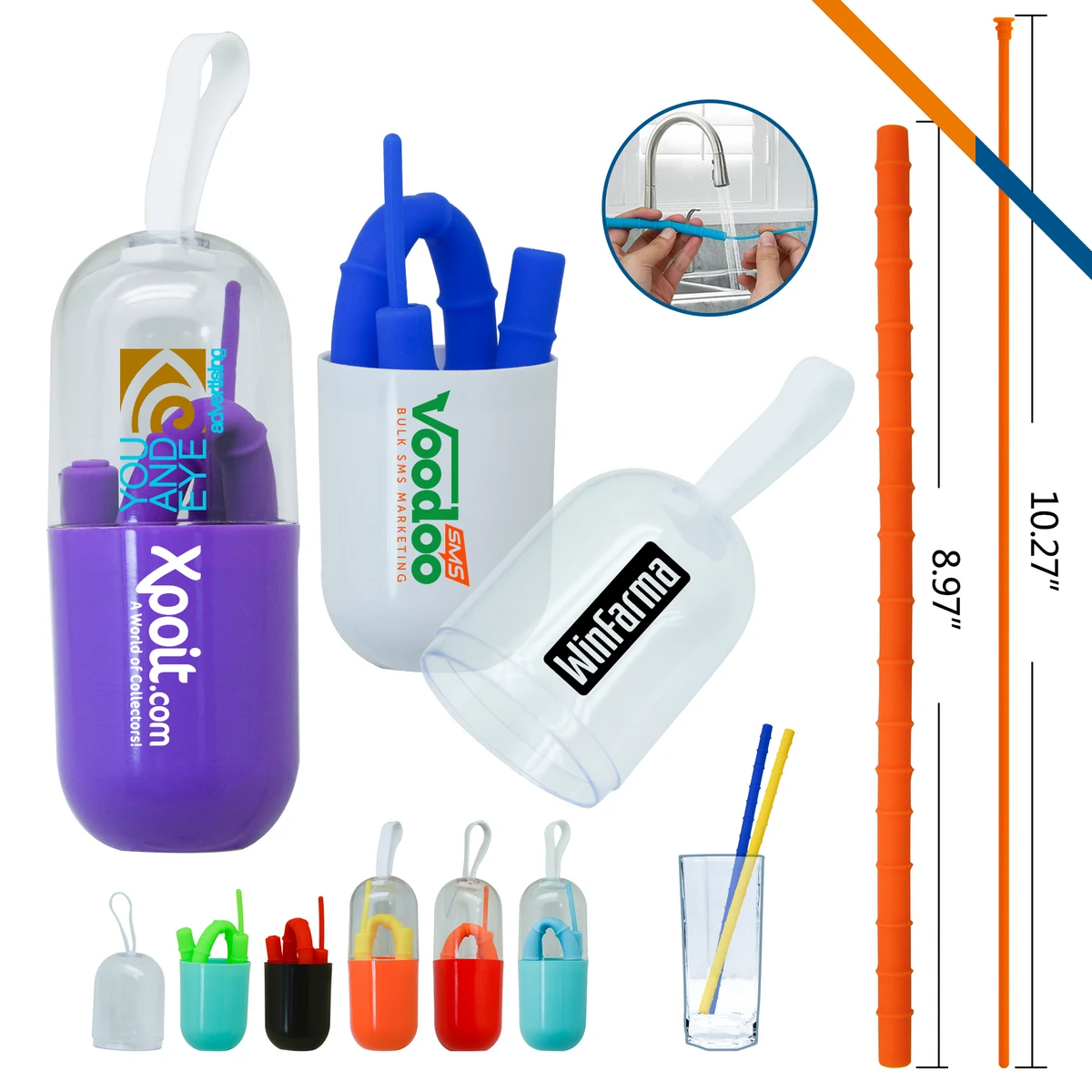 Husky Silicone Straw 1