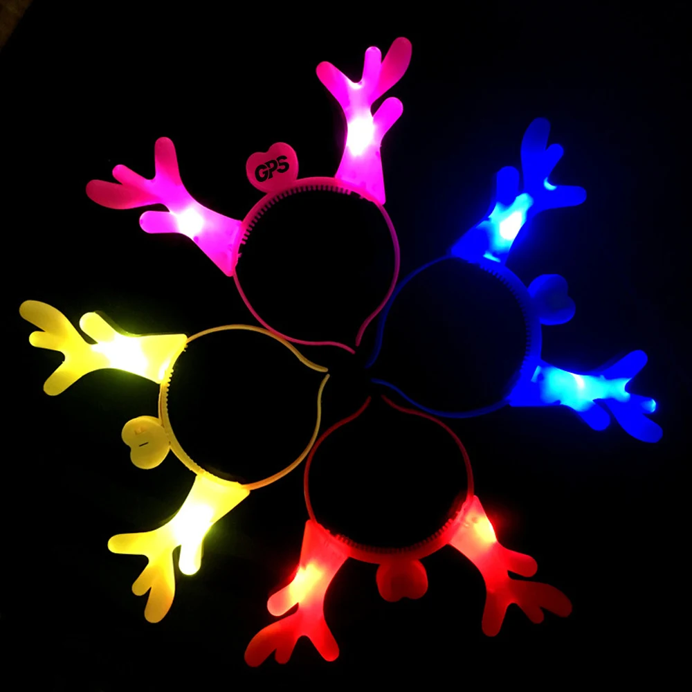 Christmas Shining Deer LED Hair Hoop 1