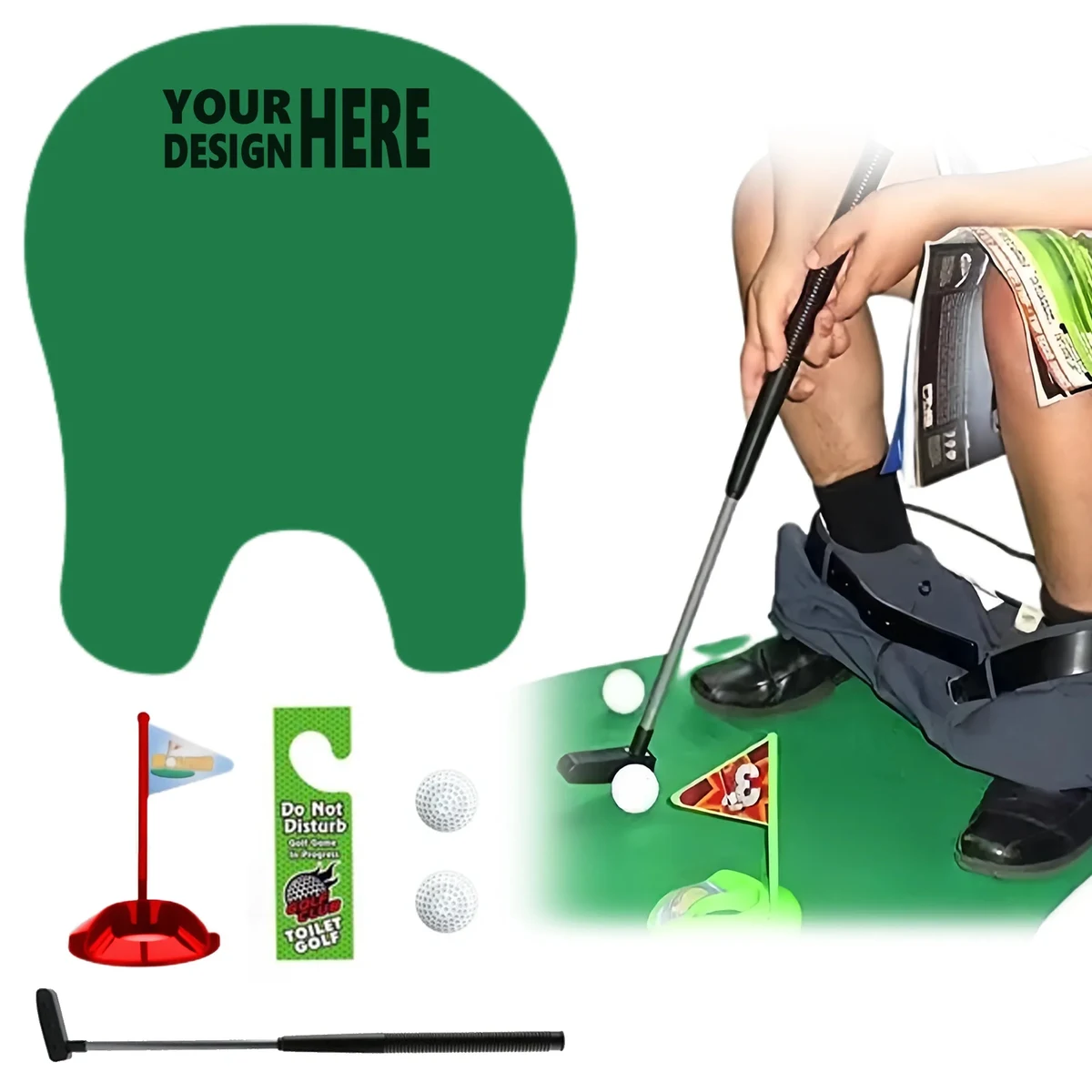 Toilet Golf Game Set 1