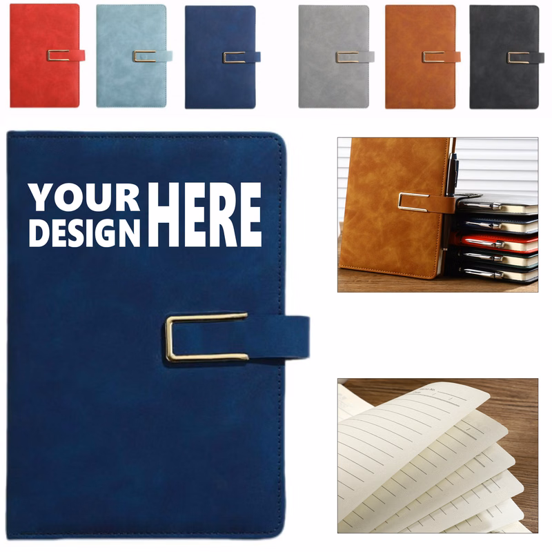 A5 Notebook Featuring Magnetic Closure