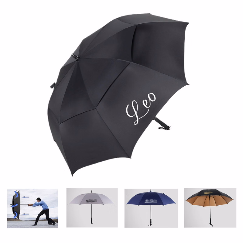 190T Pongee Windproof Umbrella