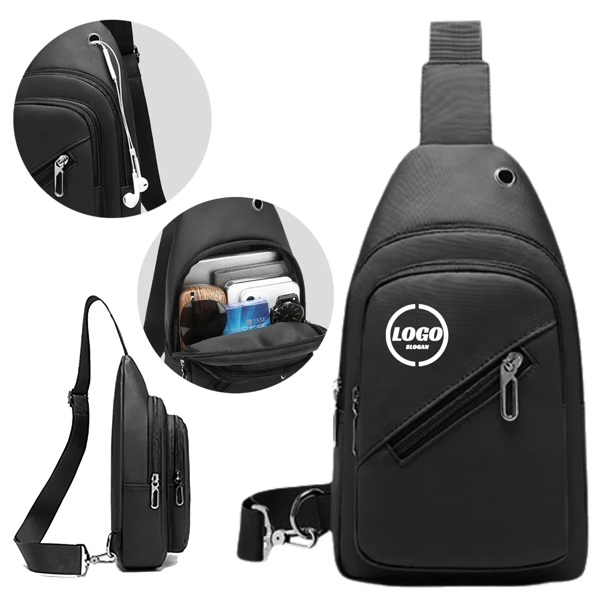 MOQ 30 Custom Versatile Casual Chest Bag 1