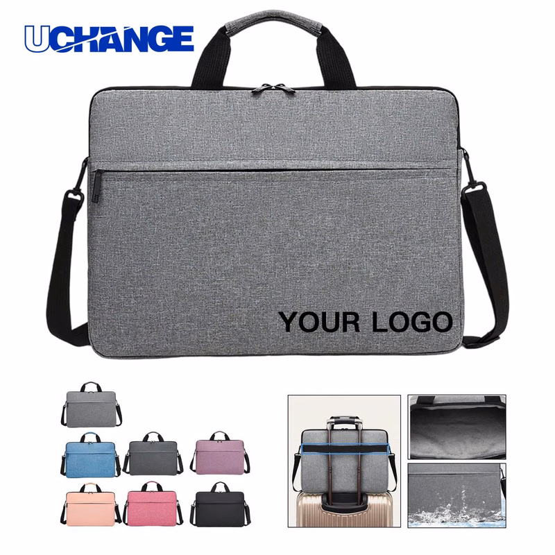 Oxford Cross Body Laptop Bag Organizer with Luggage Sleeve