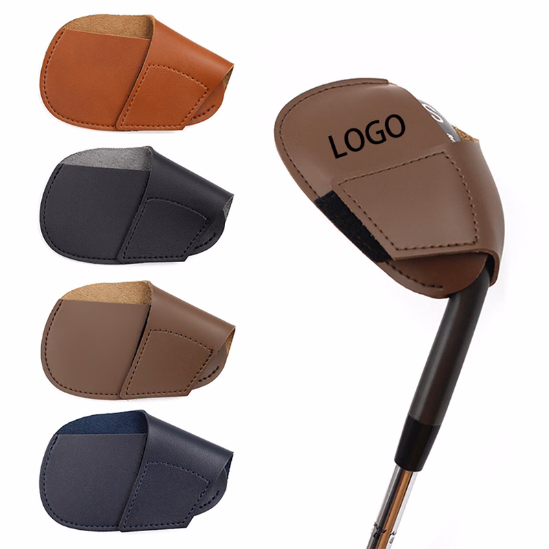 Leather Golf Club Iron Head Protective Covers