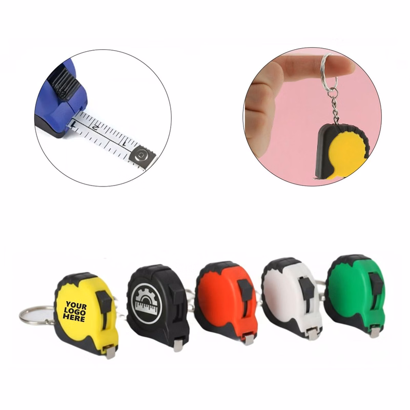 Personalized Mini 3Ft Retractable Ruler Keychain