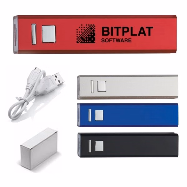 Quick Ship Rectangle Power Bank 2200mAh  in Stock