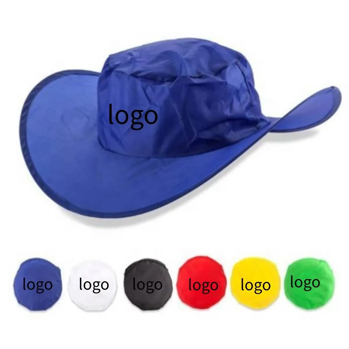 Customized Folding Cowboy Hat with Pouch 1