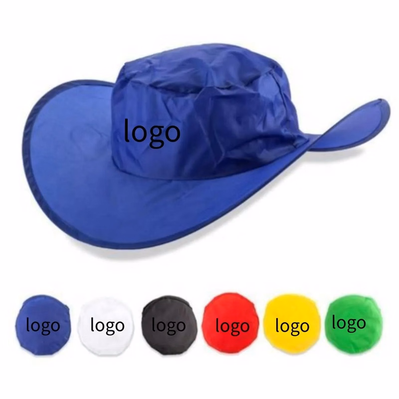 Customized Folding Cowboy Hat with Pouch