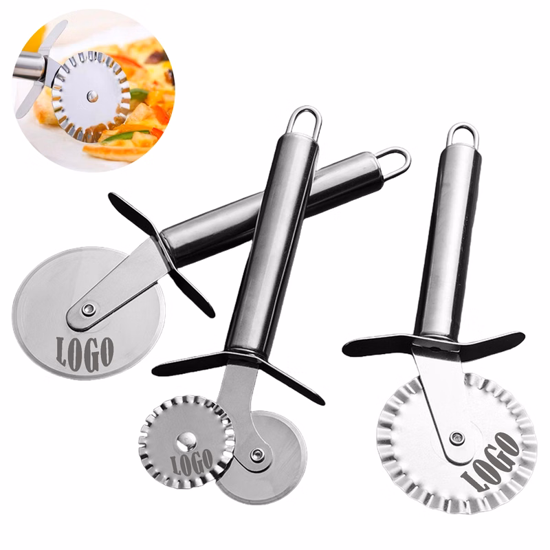 2-in-1 Stainless Steel Pizza Cutter MOQ20
