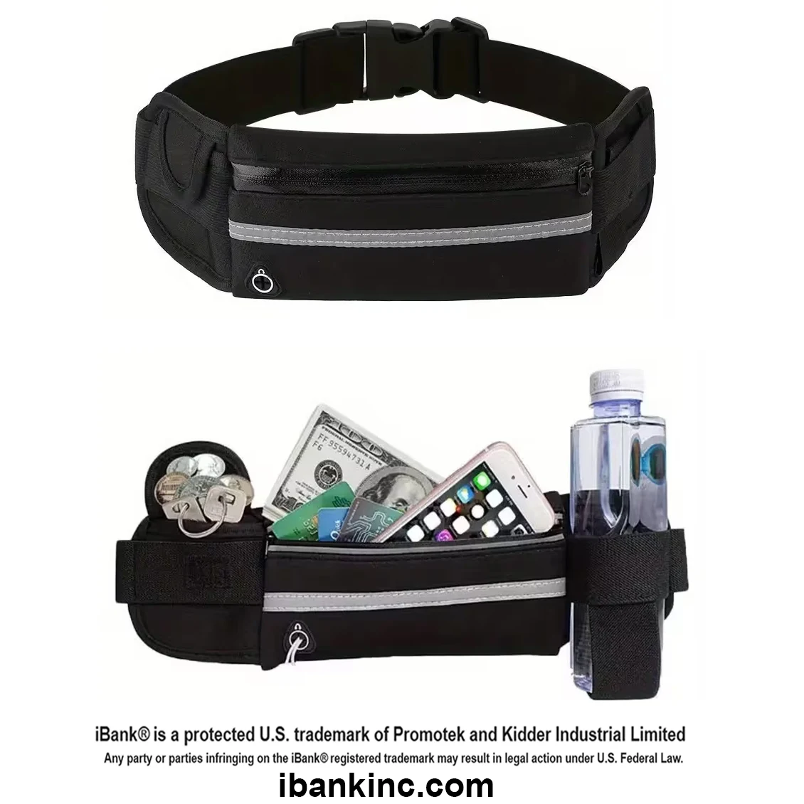 iBank ® Running Belt compatible with iPhone 17/16/15/14 Pro Max 1