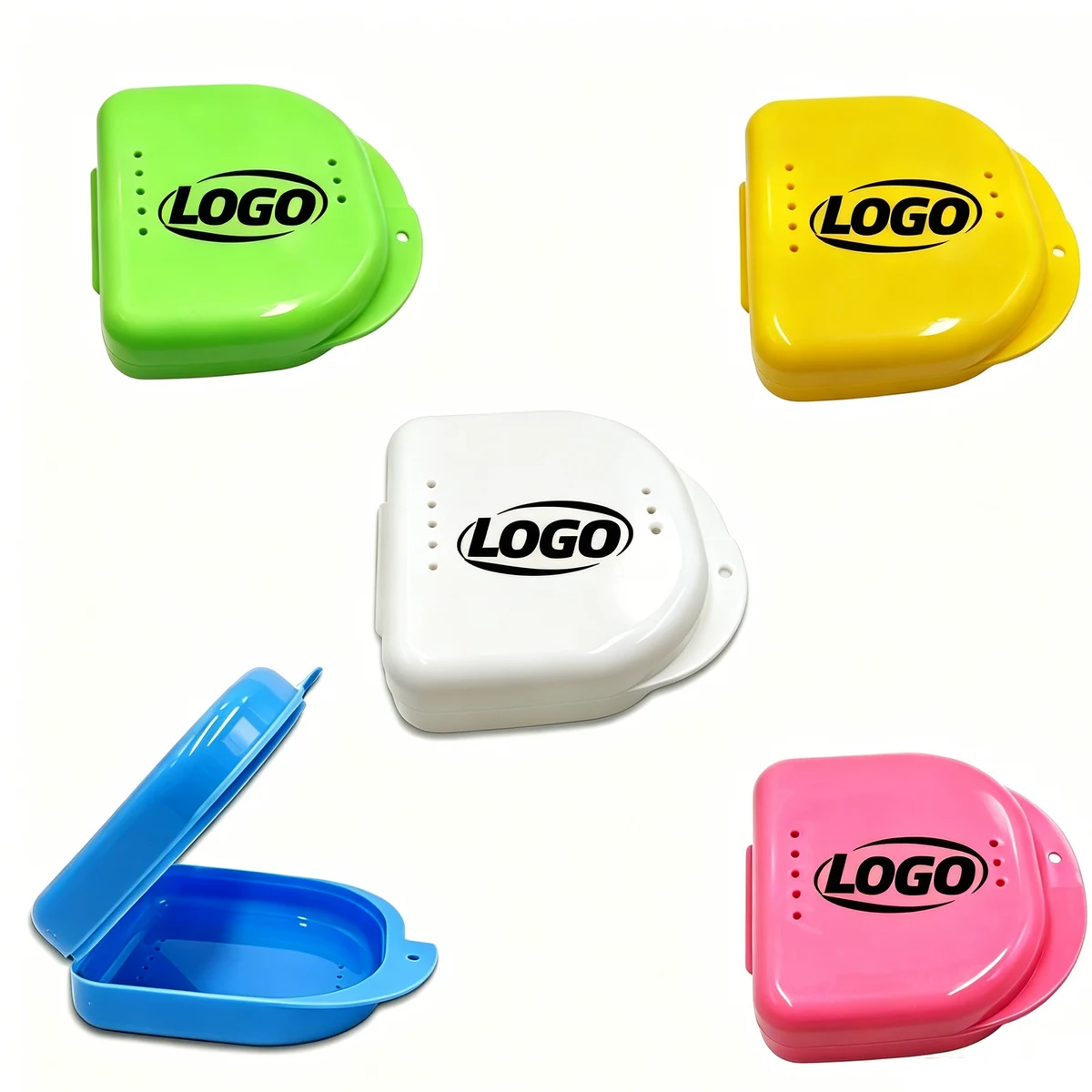 MOQ 10 Dental Retainer Case With Vent Holes 1
