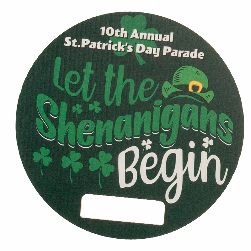 11 in Round Spirit Sign