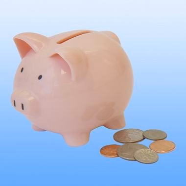 PLASTIC CUTE PIGGY BANK