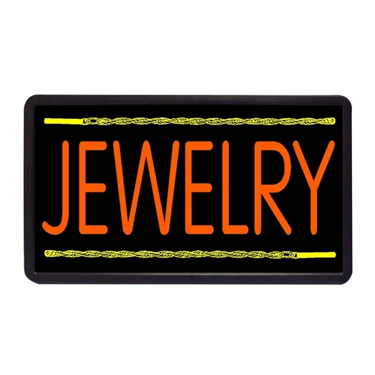 Jewelry 13" x 24" Simulated Neon Sign 1