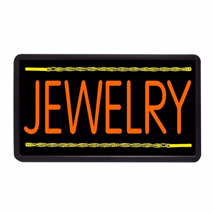 Jewelry 13" x 24" Simulated Neon Sign