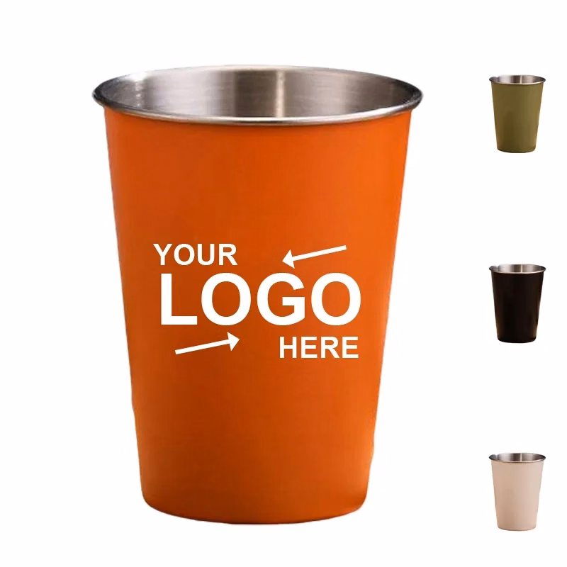 12Oz Stainless Steel Camping Cups