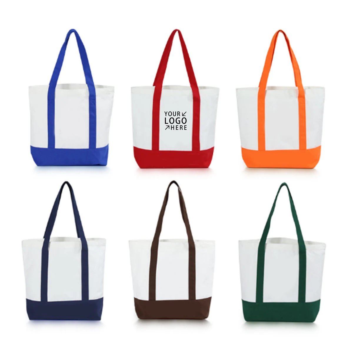 Large Canvas Tote Bag, custom tote bag with logo imprint 1