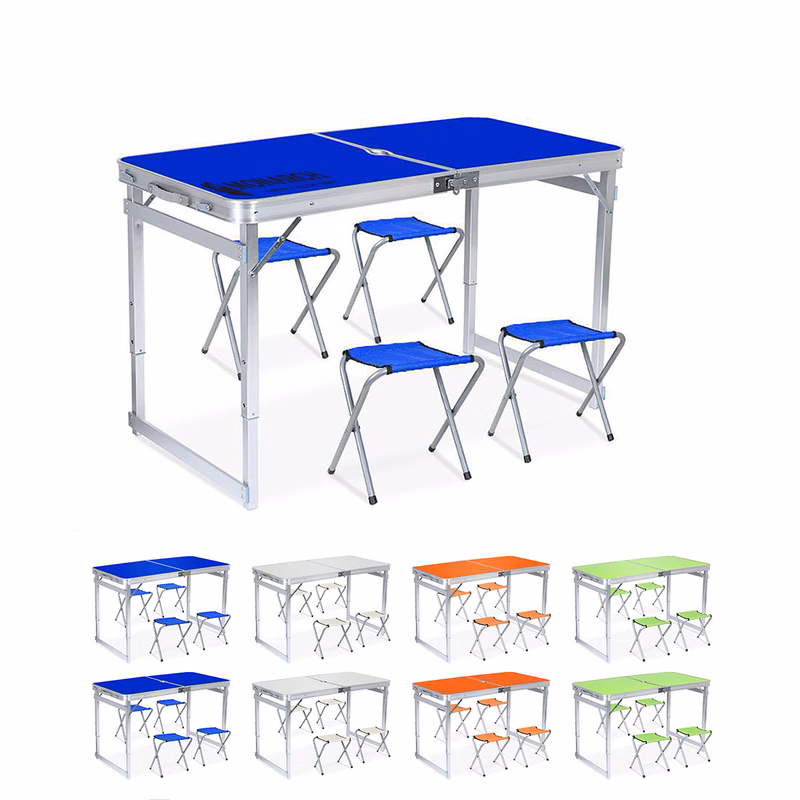 Foldable Camping Table w/Chairs