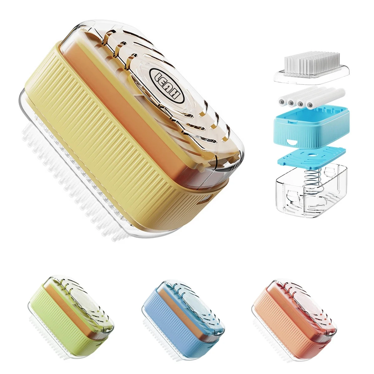Soap Box With Rollers Brush 1