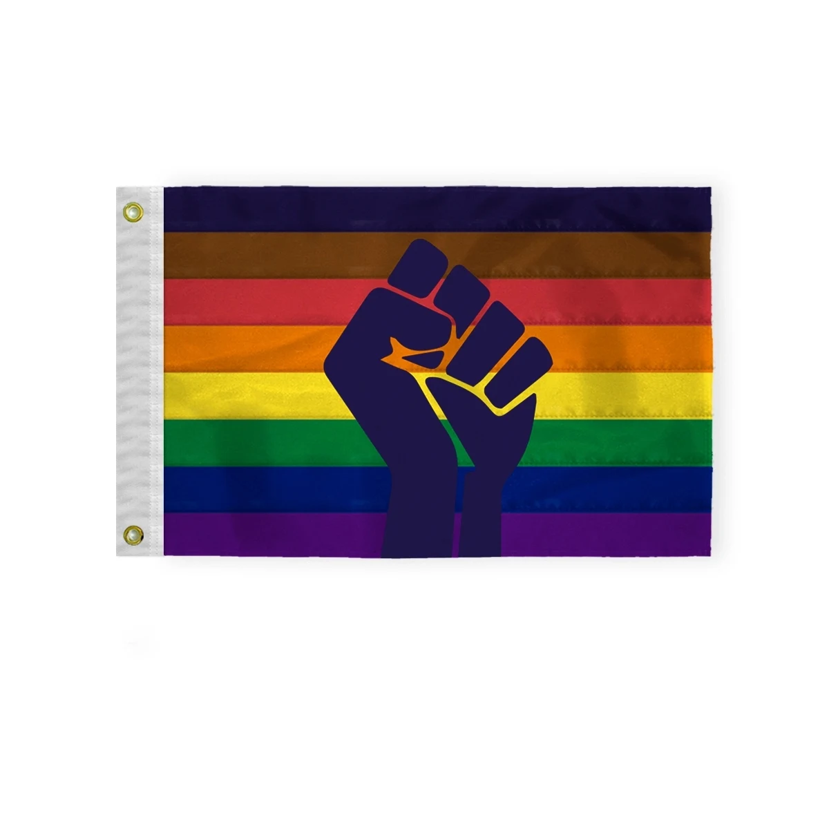 1ply POC with fist Deluxe Flag (Printed) 1