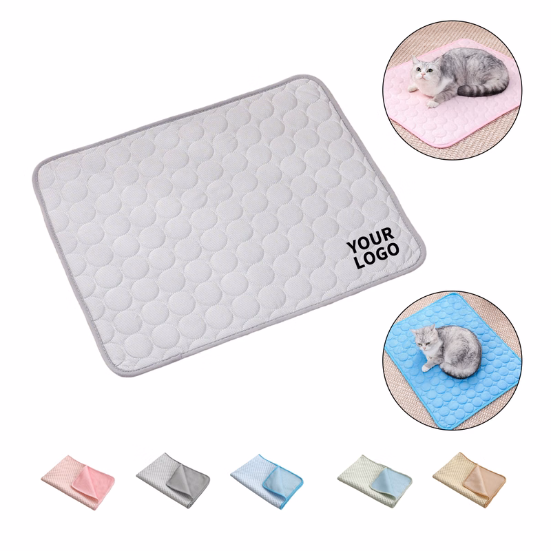 Ice Silk Pet Cooling Mat 19.6" x 15.7" Quilted Surface