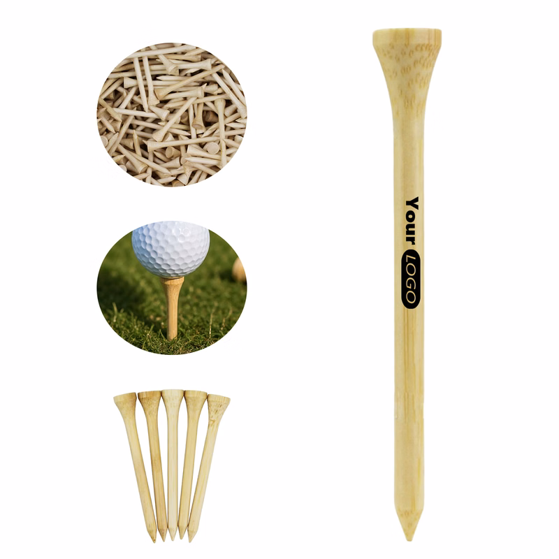 8.3 Inch Bamboo Golf Tees