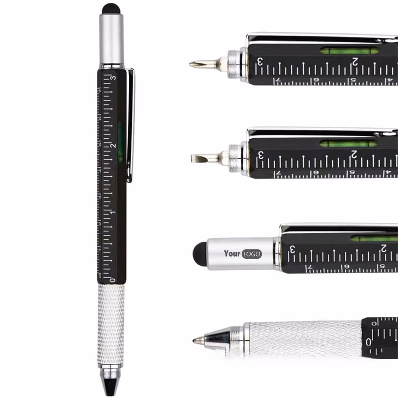 Plastic Multifunction Stylus Tool Pen