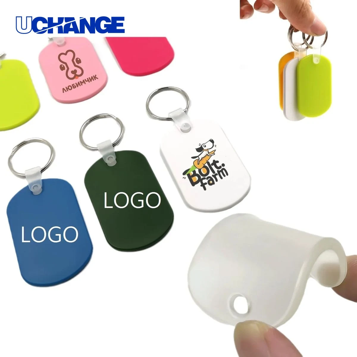 PVC Key Holder Dog Tag Accessory 1