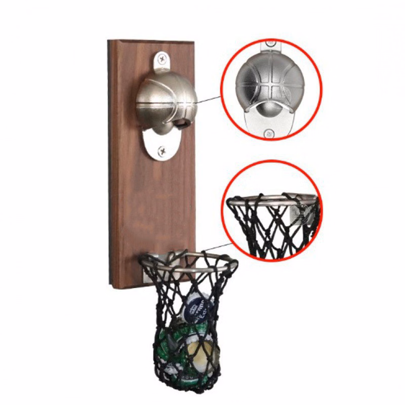Magnetic Basketball Bottle Opener