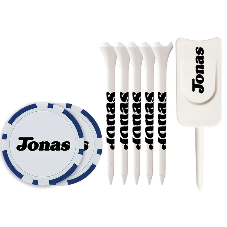 5 Performance Tees 2 3/4", 2 Poker chips, Single Prong Plastic Divot Tool 1