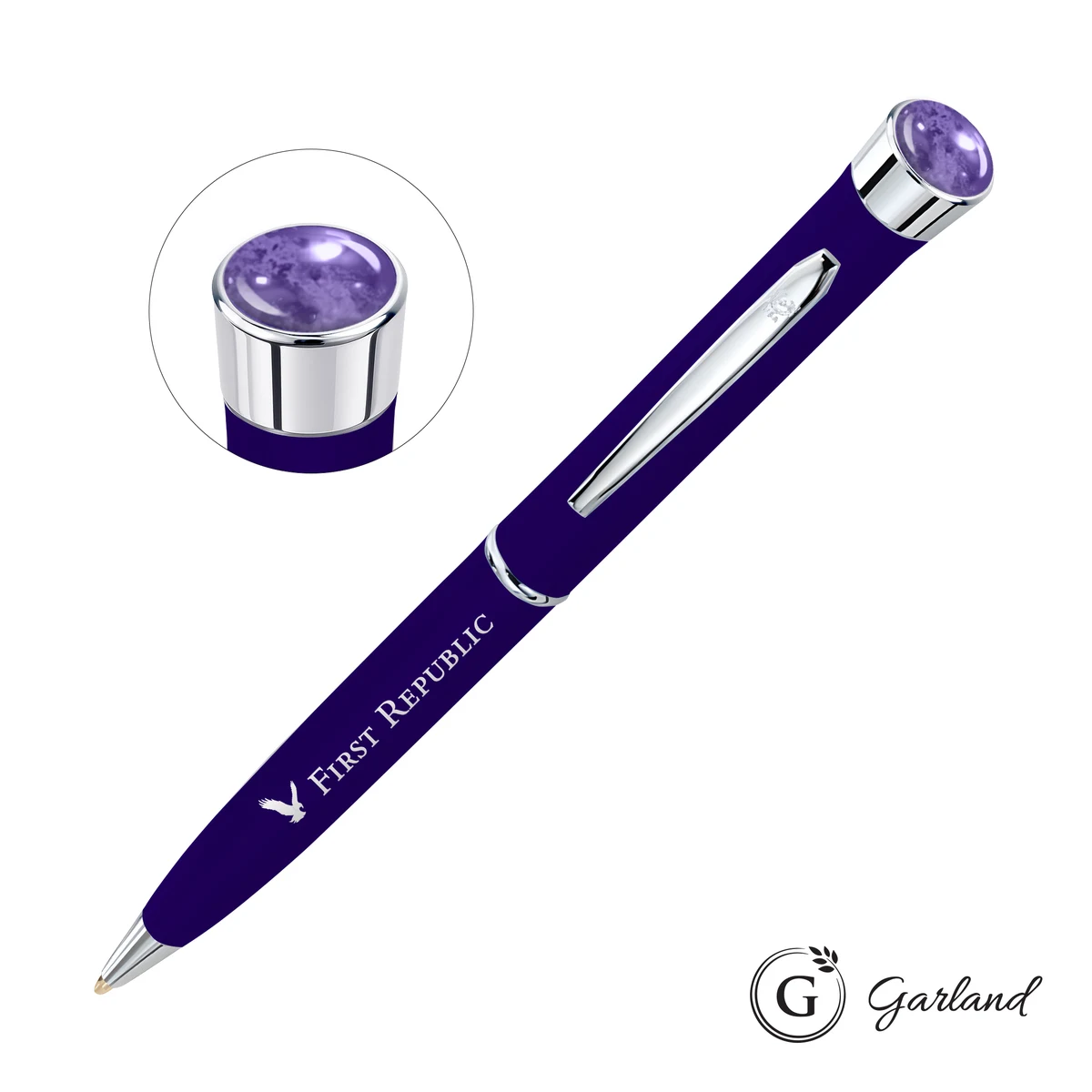 Garland® Color Matte Aura Twist Pen - Chrome 1
