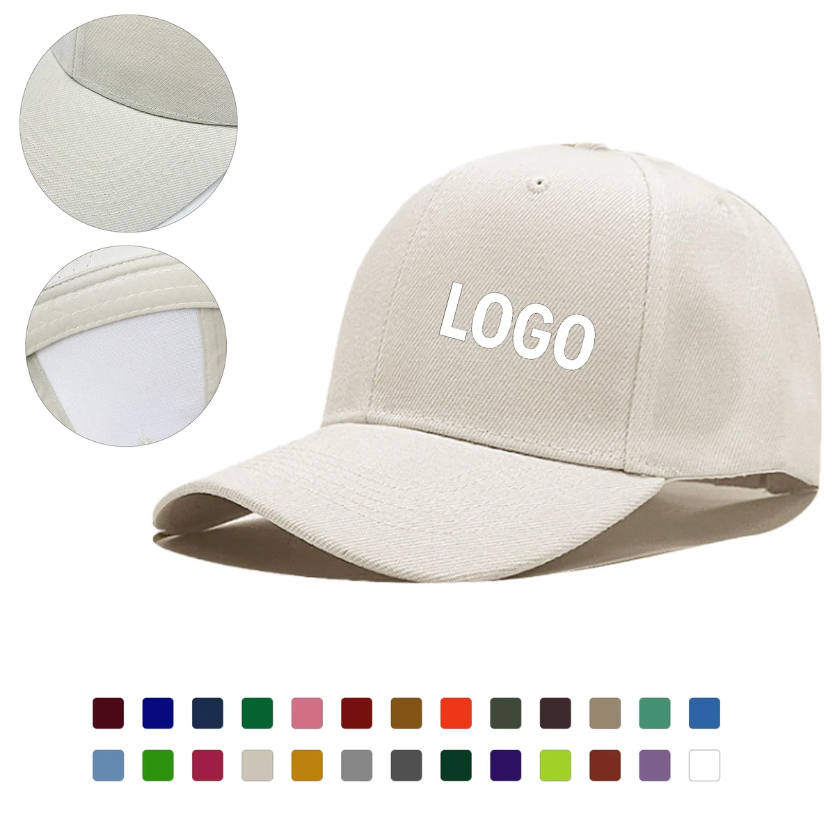 Adjustable Promotional Baseball Hat With Logo 1