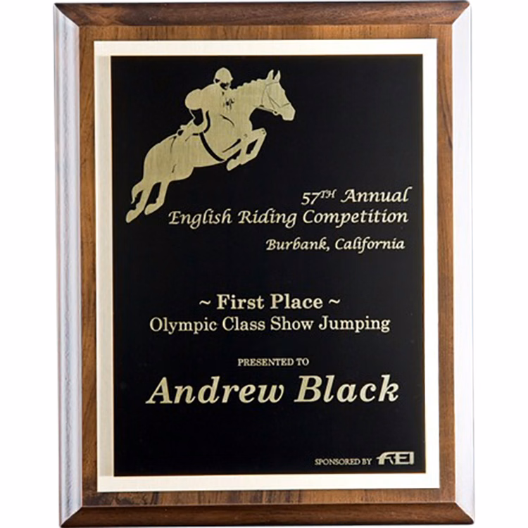 Double Plate Lasered Plaque-Cherry