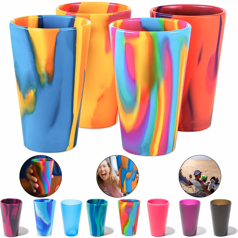 16oz Custom Silicone Pint Glass