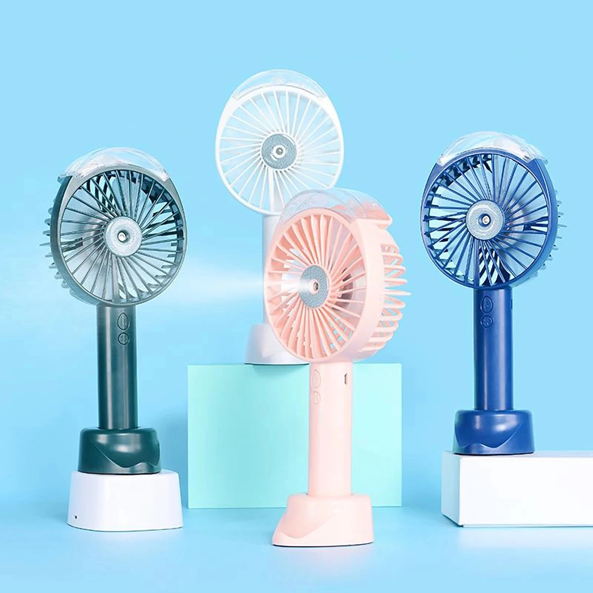 Rechargeable Spray Hydrating Misting Fan 1
