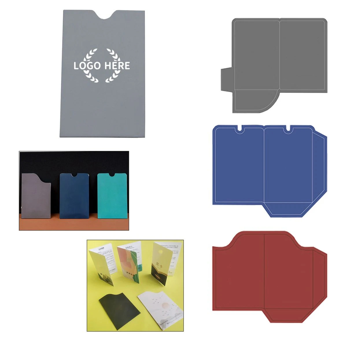 Full Color Hotel Key Card Sleeve Envelop 1