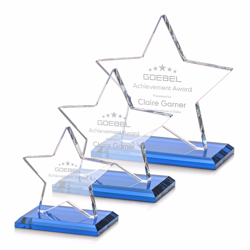 Sudbury Star Award - Sky Blue