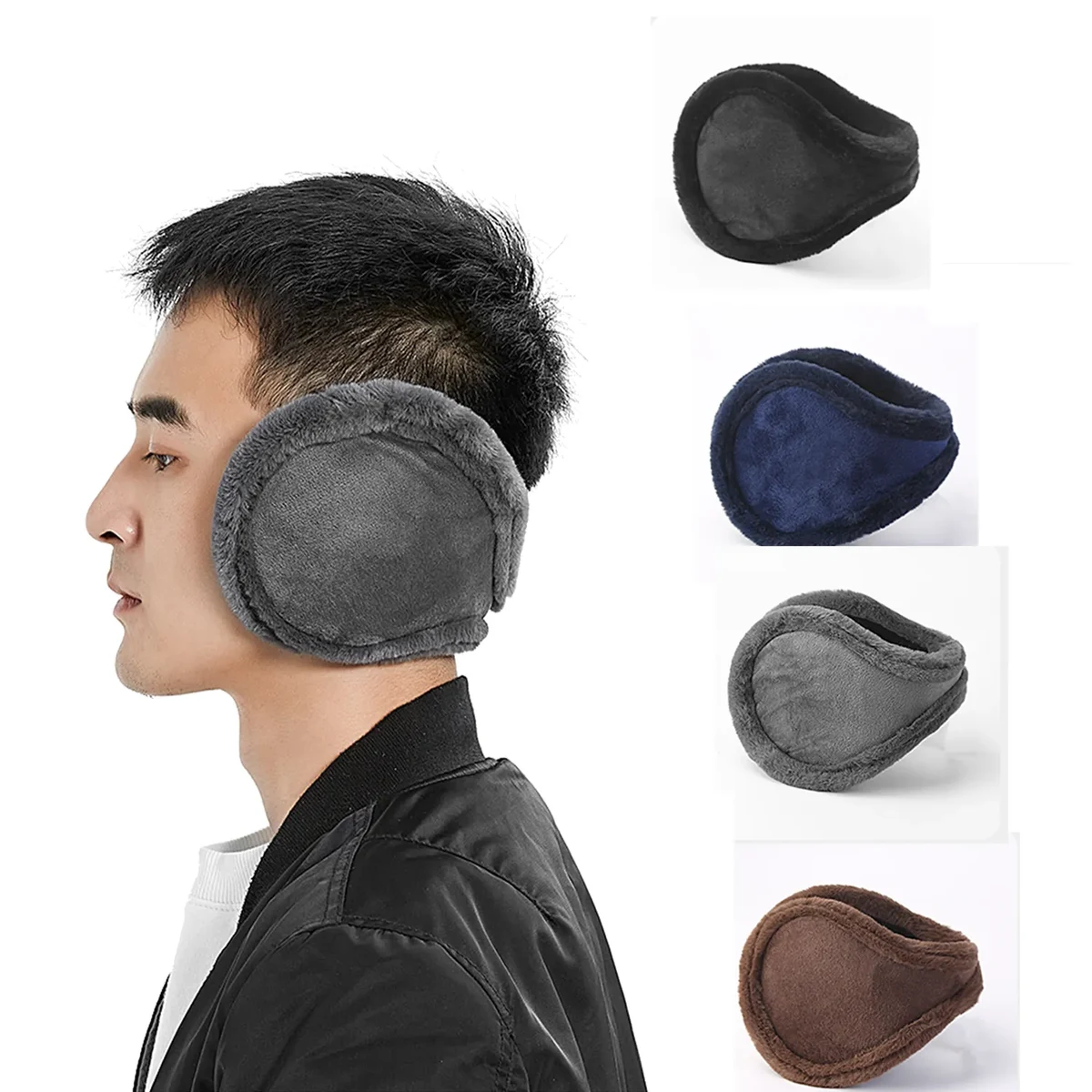 Winter Outdoor Sports Windproof Plush Earmuffs 1