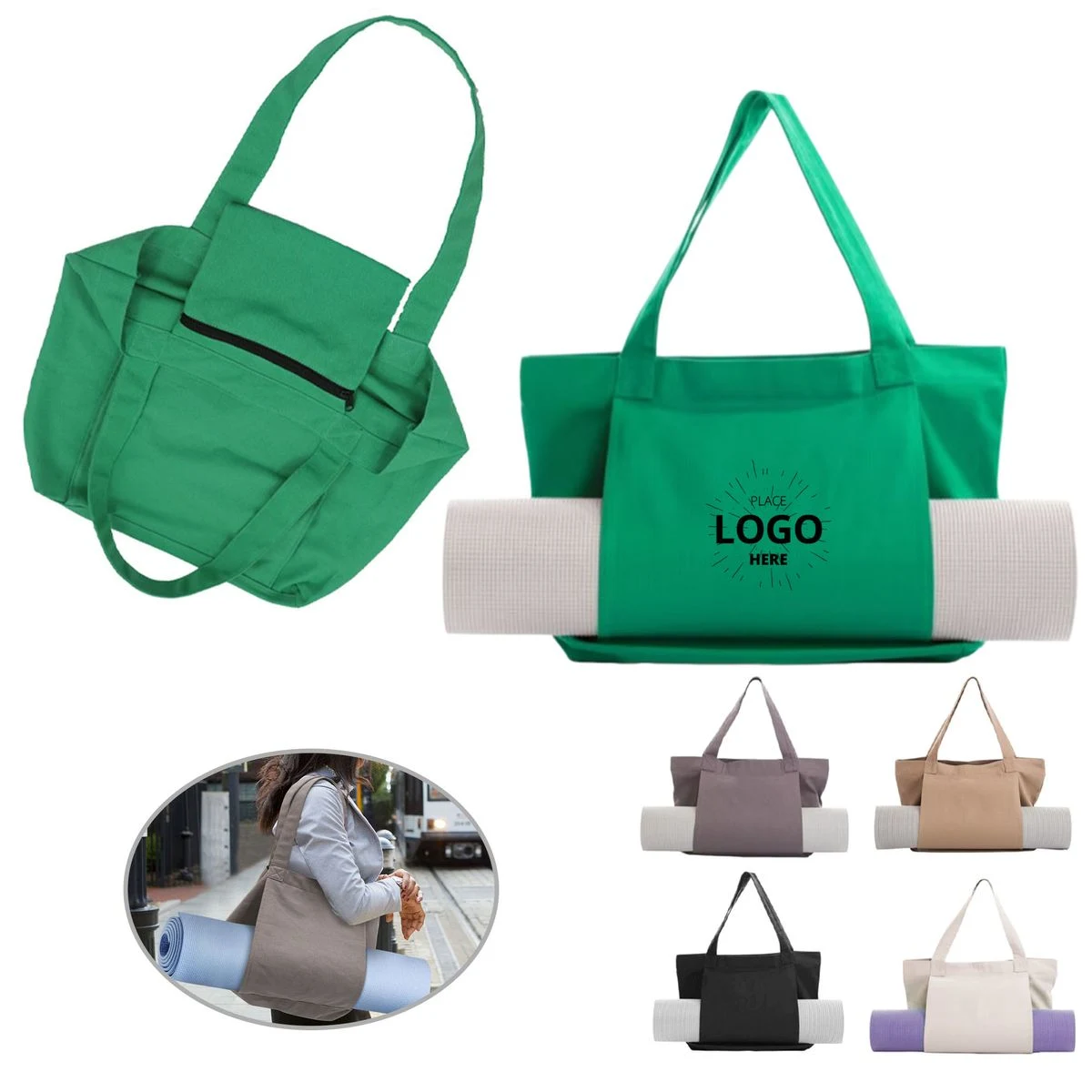 Effortlessly Portable Yoga Mat Shoulder Bag 1