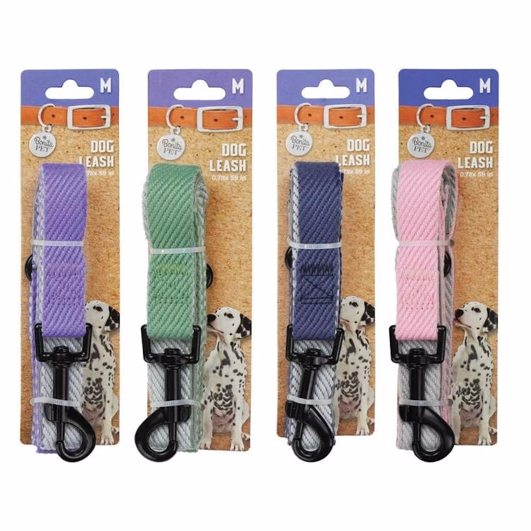 Cotton Dog Leashes - Medium Assorted Colors